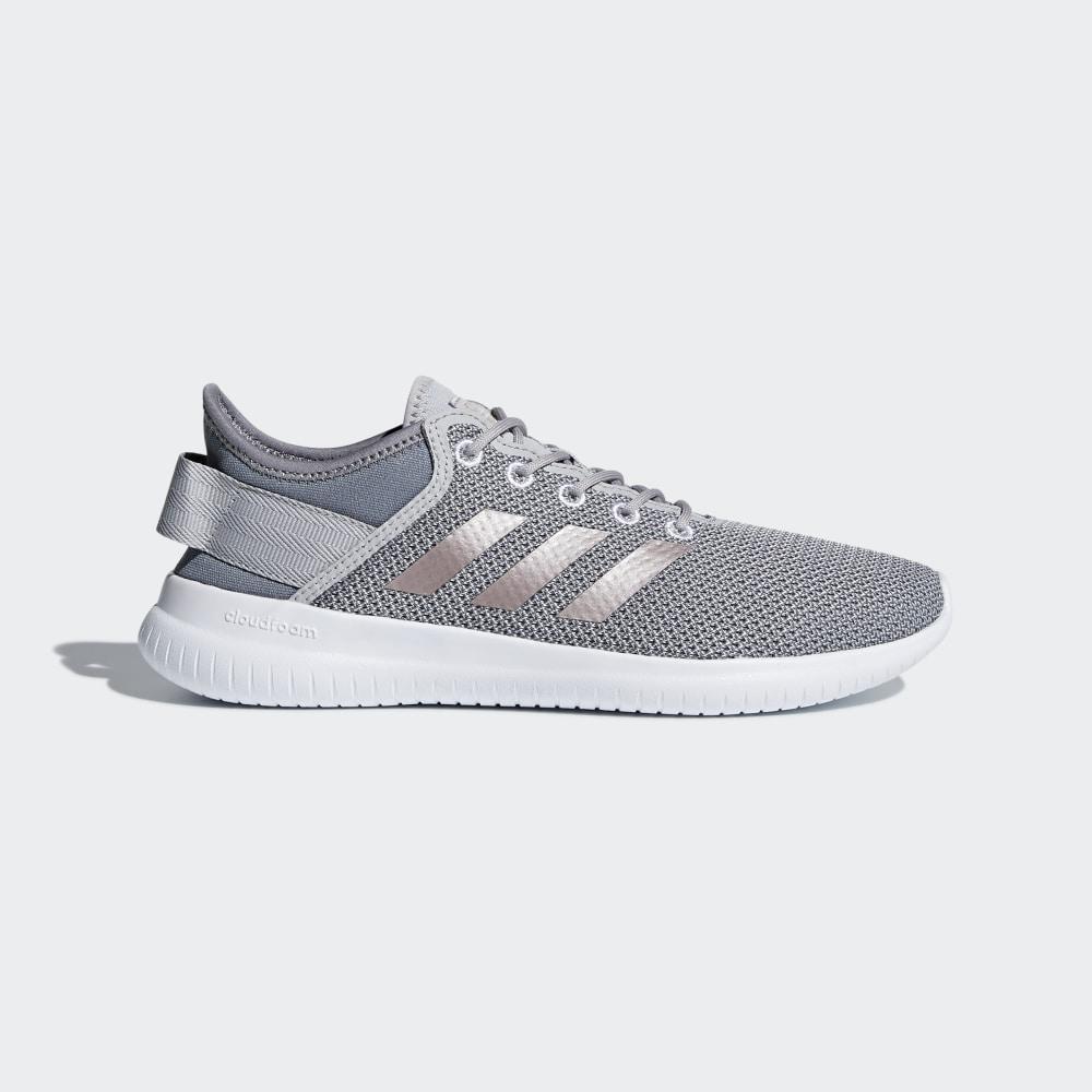 Adidasi Alergare Adidas Cloudfoam QT Flex Dama Romania - Gri/Gri DA9835